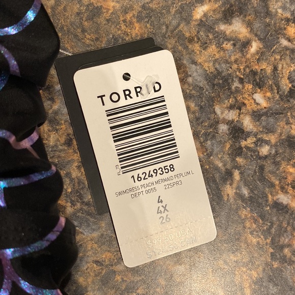 NWT TORRID MERMAID SWIMSUIT - Picture 7 of 8